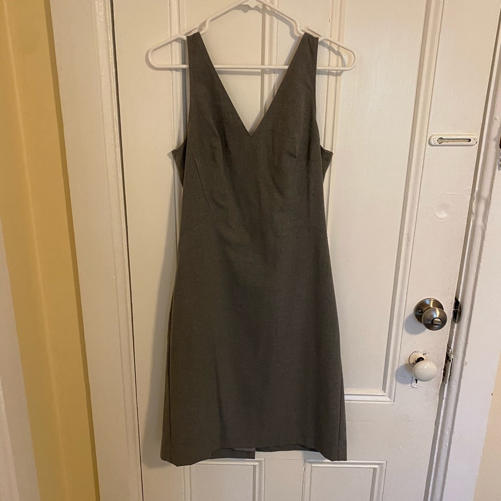 Grey work dress - Banana Republic